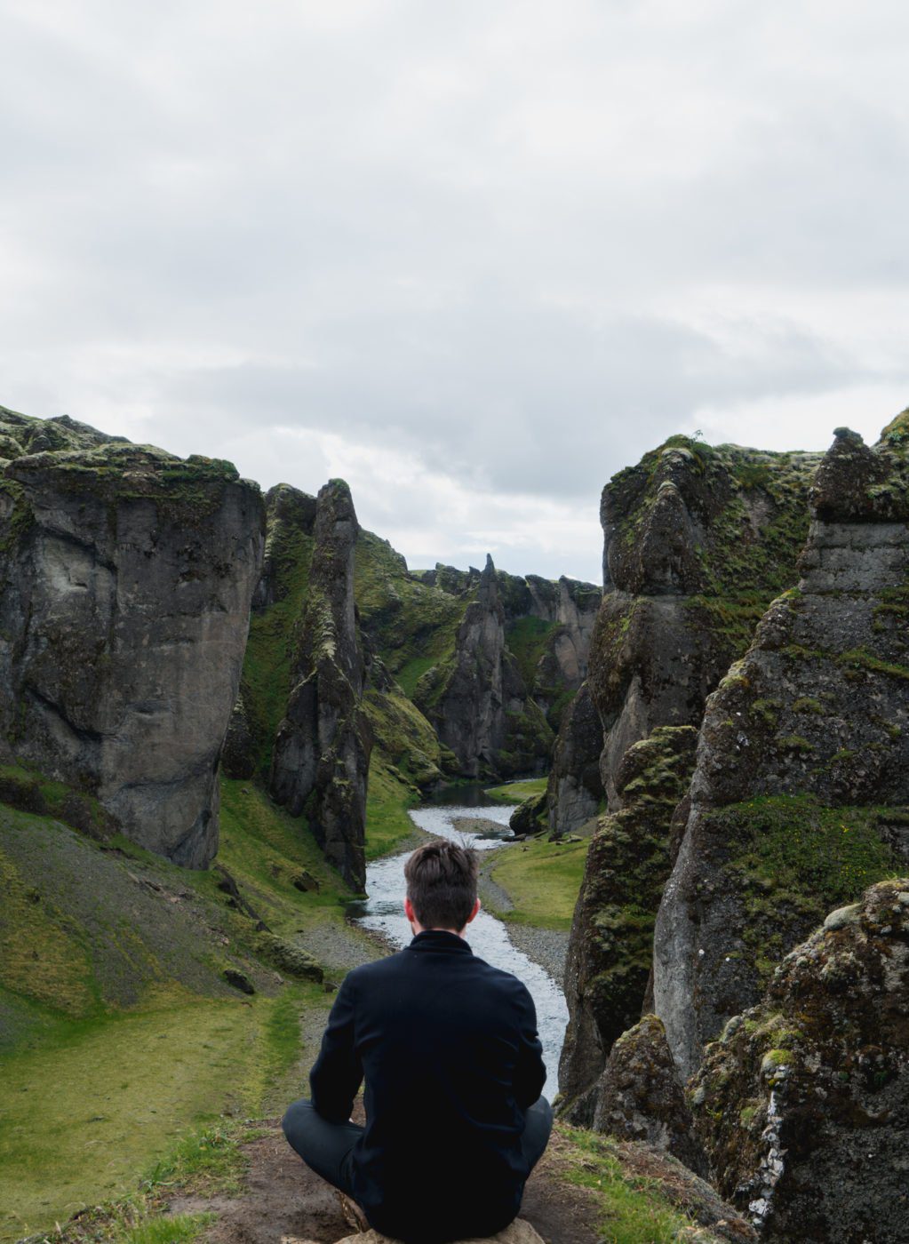 Overlooking Fjaðrárgljúfur