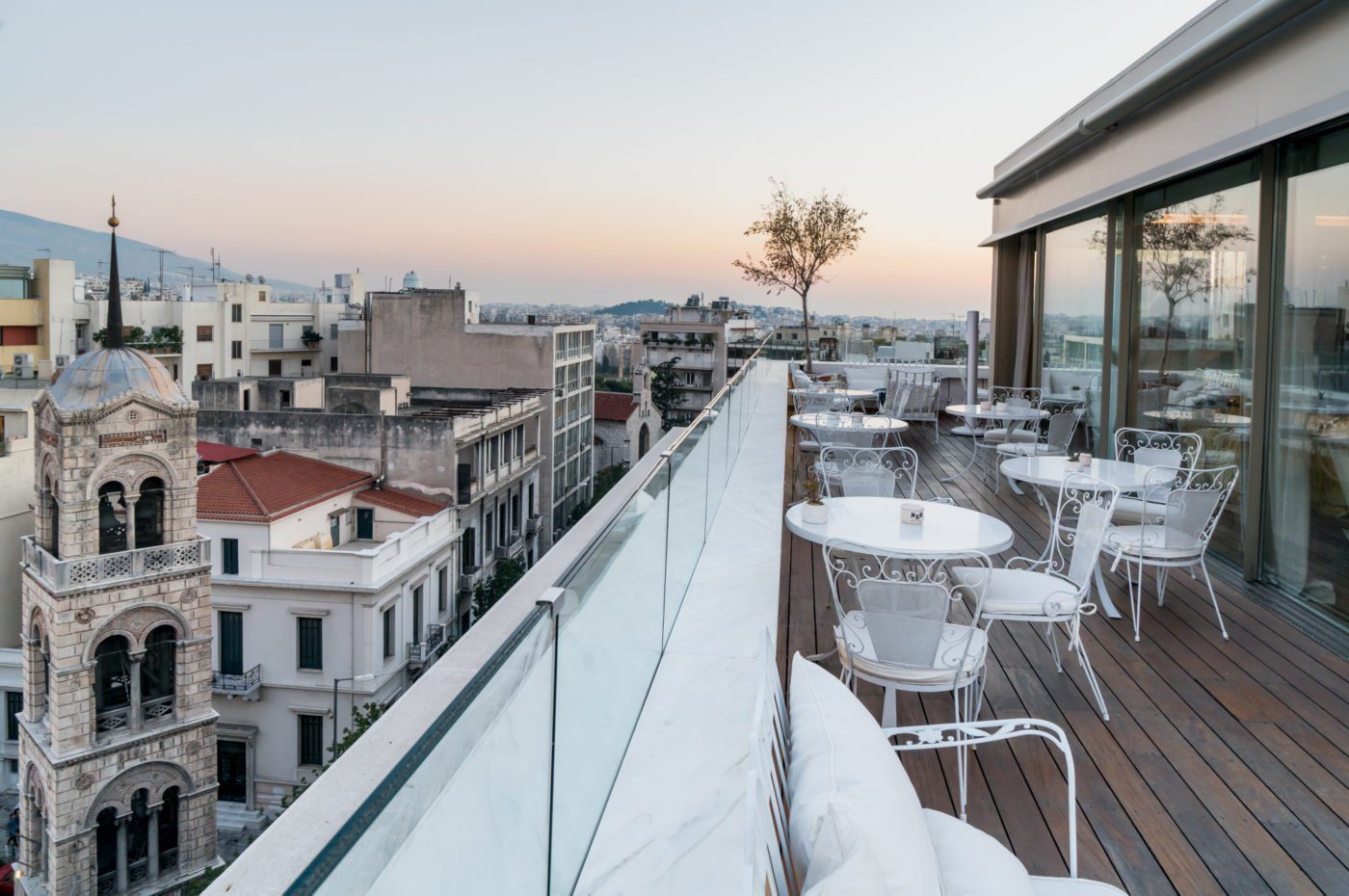 Art Lounge, the rooftop bar of New Hotel in Athens