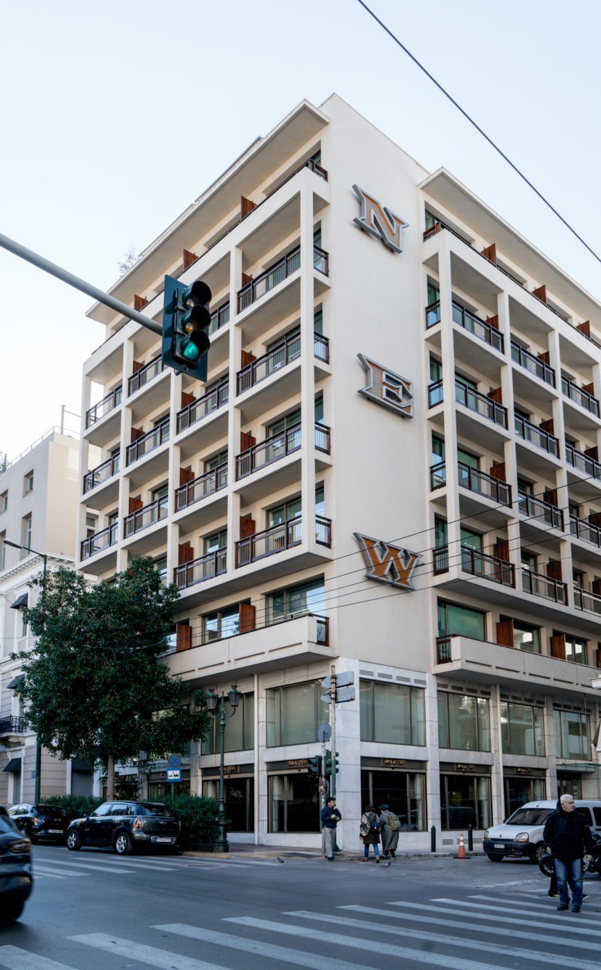 Street view of NEW Hotel Athens