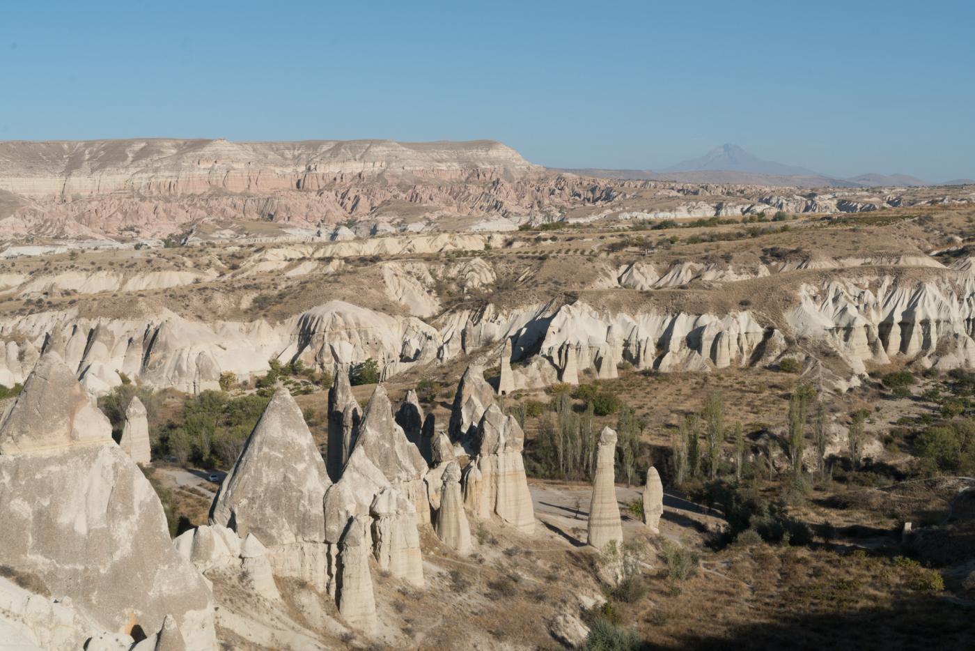 Love valley and Pasabag valley in Cappadocia