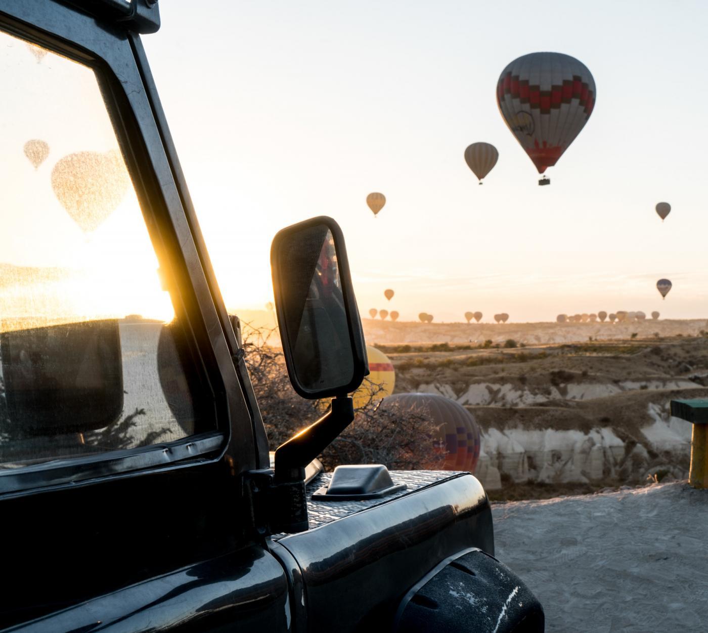 Balloon ride over the Love Valley in Cappadocia, Turkey