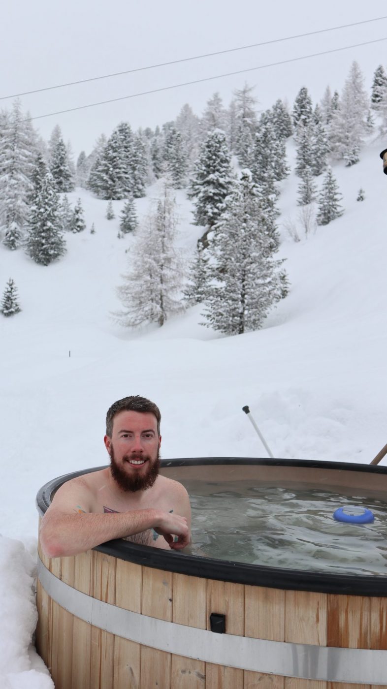Jacuzzi at Mountain Igloo Speikboden, Ahrntal, South Tyrol