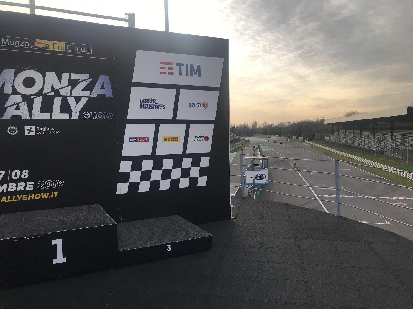 Autodromo di Monza F1 Circuit podium